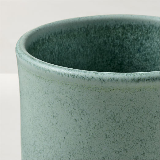 Drift Light Teal Mugs with Reactive Glaze Set of 6