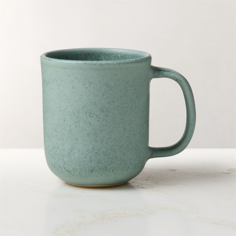 View Drift Light Teal Mug with Reactive Glaze details