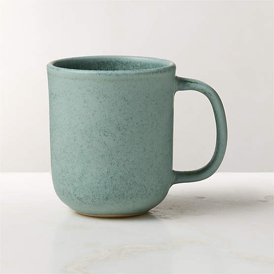 Drift Light Teal Mug with Reactive Glaze