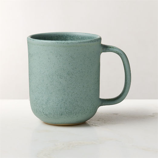 Drift Light Teal Mug with Reactive Glaze