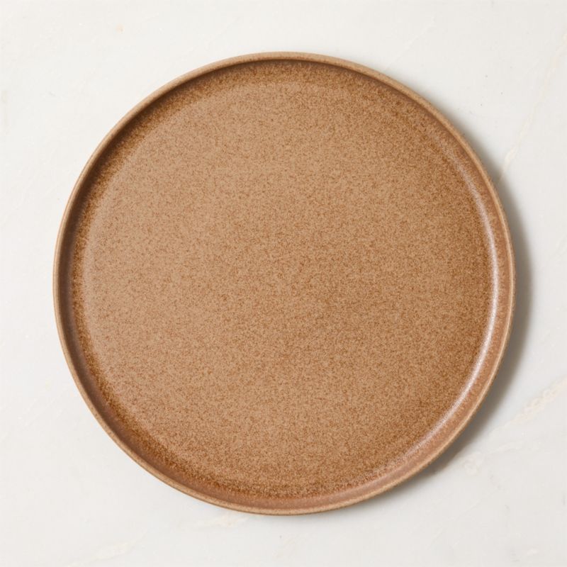 View Drift Tan Dinner Plate with Reactive Glaze details