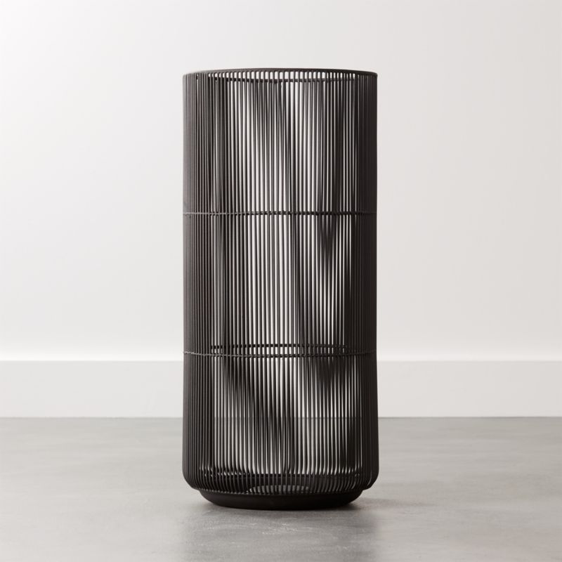 Drizzle Black Umbrella Stand Reviews Cb2