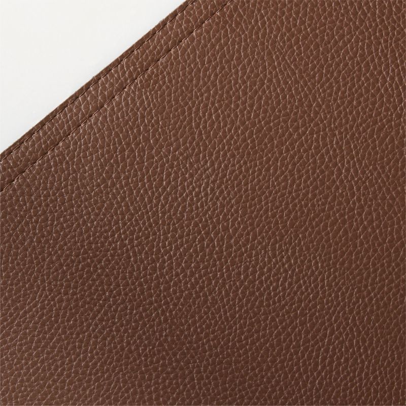 Dark Brown Faux Leather Placemat - image 2 of 3