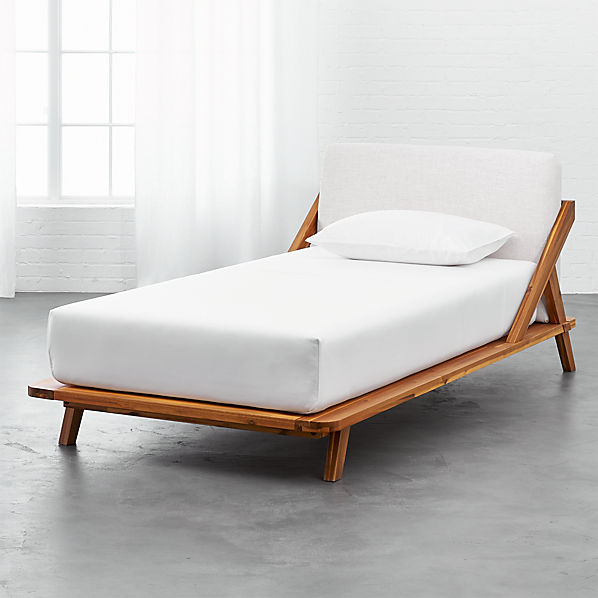 wood twin bed frame canada