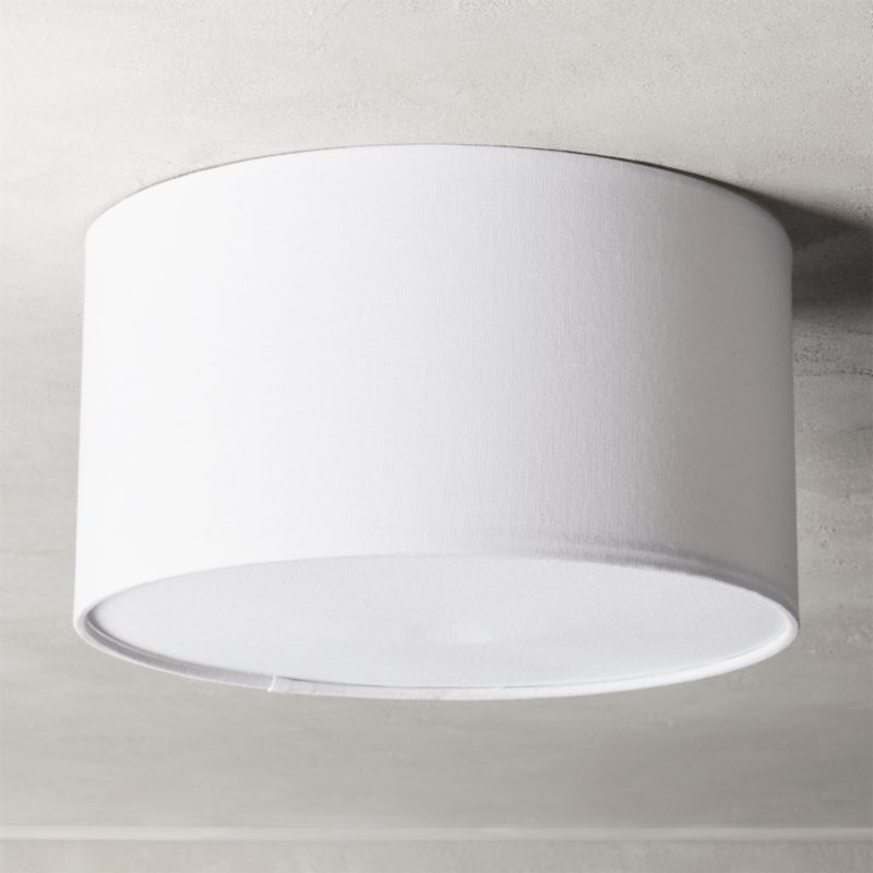 Drum Flush Mount Light 12 Reviews Cb2