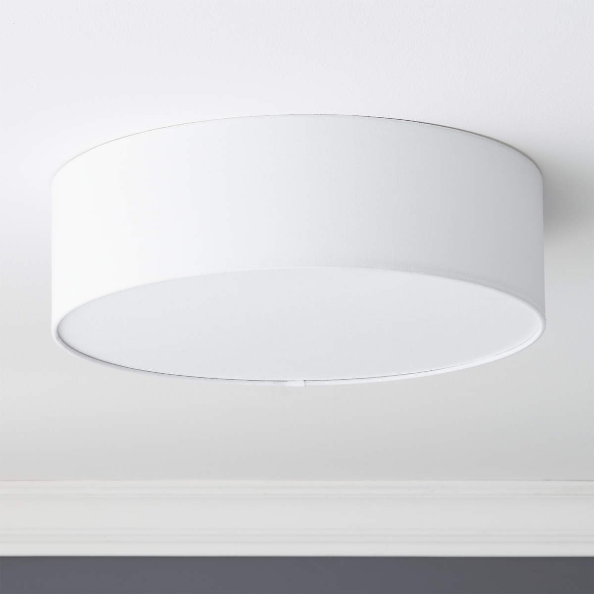 DRUM FLUSH MOUNT LIGHT