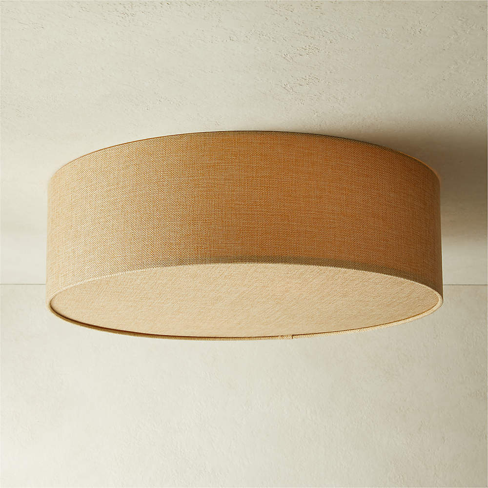 flush lamp shades