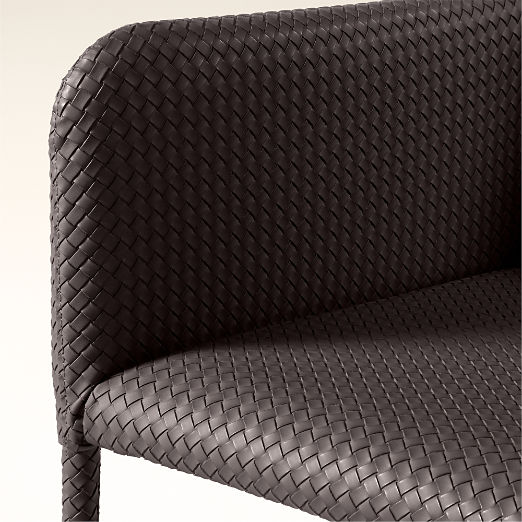 Duke Sienna Brown Vegan Leather Counter Stool Set of 2