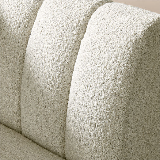 Duncan White Performance Fabric U-Shaped Dining Banquette