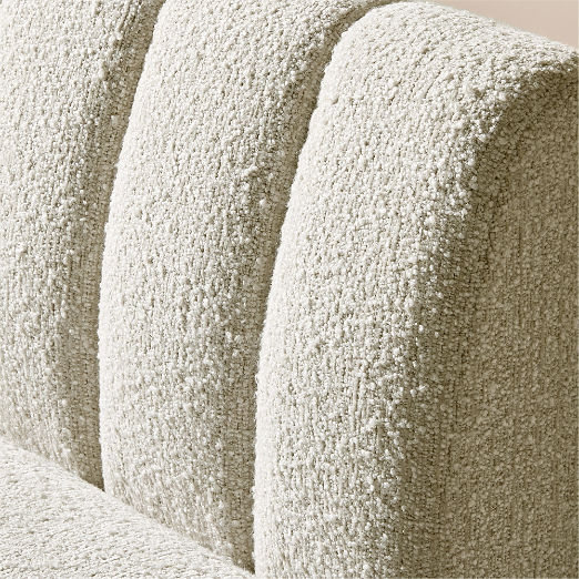 Duncan White Performance Fabric Single Dining Banquette