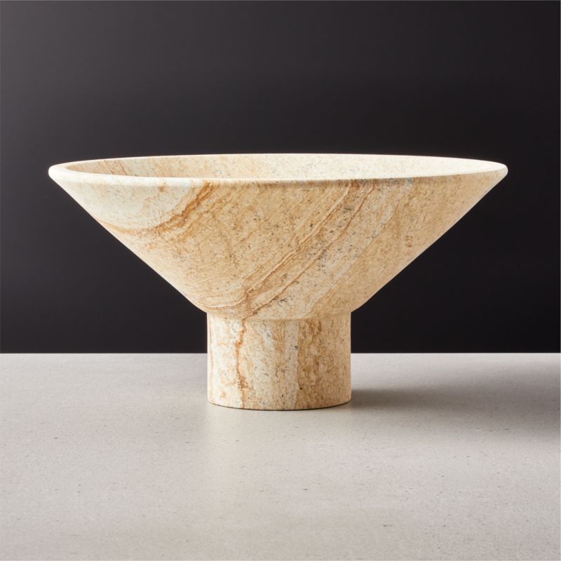 View Dune Footed Sandstone Bowl details