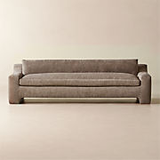 Bacio 86.5" Caramel Brown Leather Sofa by Ross Cassidy
