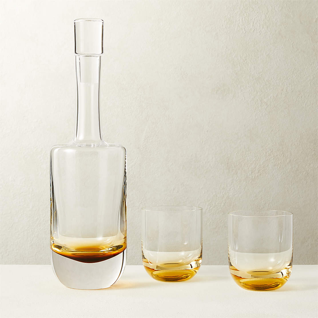 Duval Glass Decanter + Reviews CB2