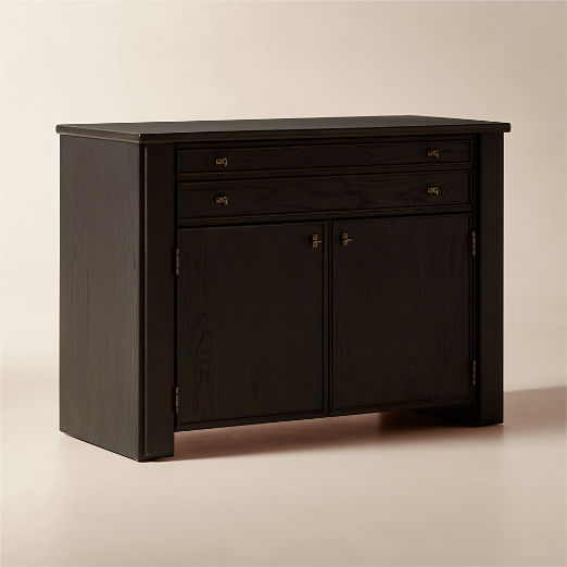 Daybreak 44" Dark Ash Wood Credenza