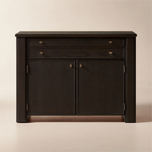 Daybreak 44" Dark Ash Wood Credenza