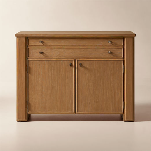 Daybreak 44" Light Ash Wood Credenza