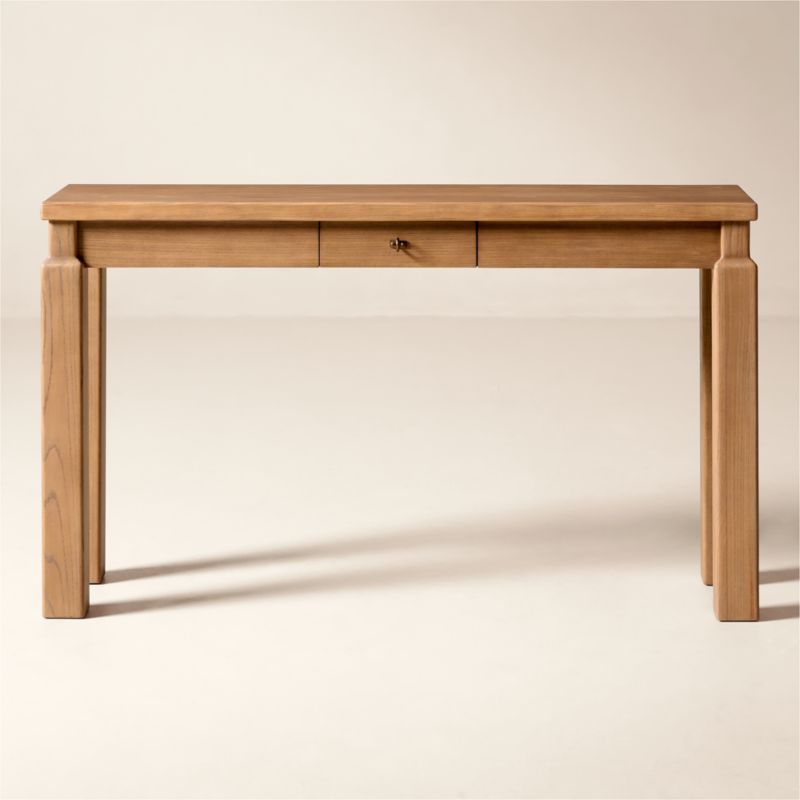 Viewing product image Daybreak 54" Light Ash Wood Console Table by Kara Mann - image 1 of 6