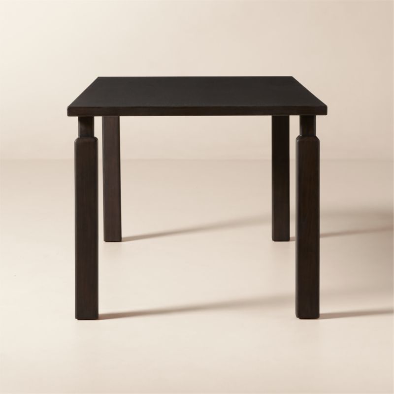 Daybreak 72" Rectangular Dark Ash Wood Dining Table - image 2 of 5