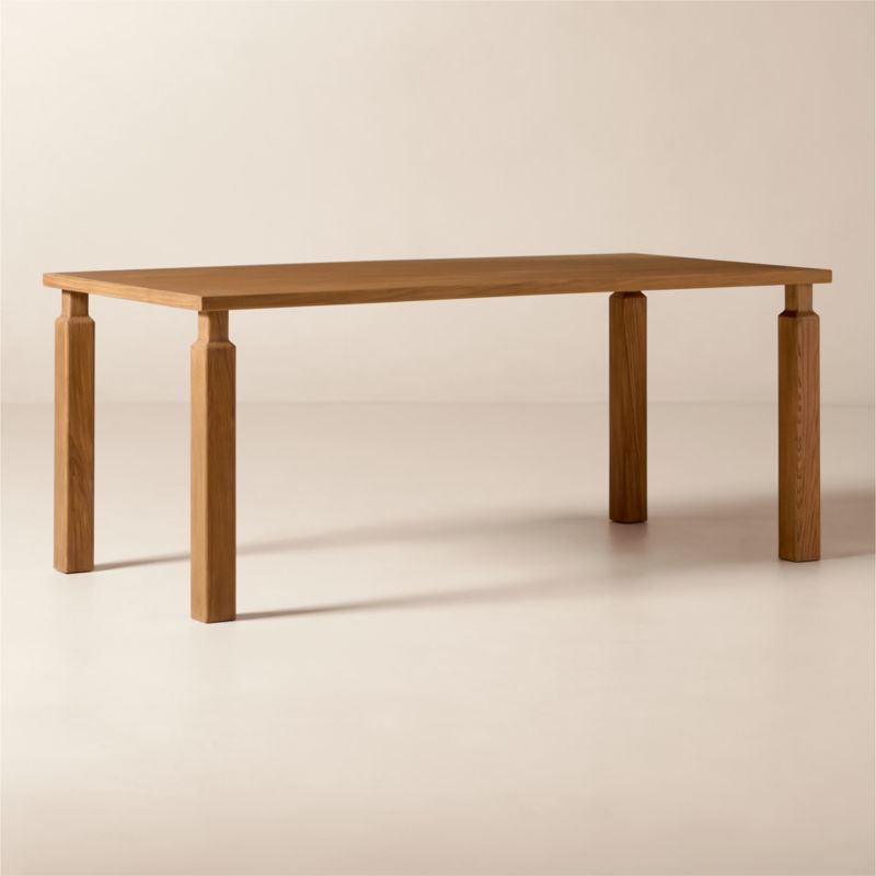 Daybreak 72" Rectangular Light Ash Wood Dining Table - image 1 of 5