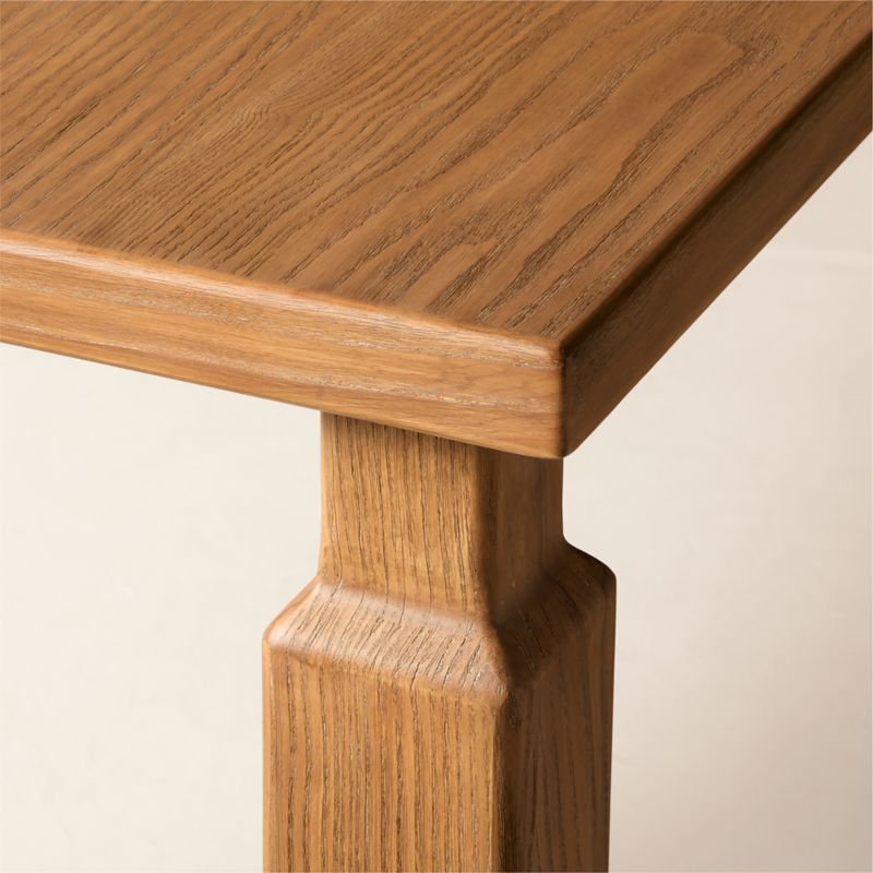 Daybreak 90" Rectangular Light Ash Wood Dining Table - image 7 of 9