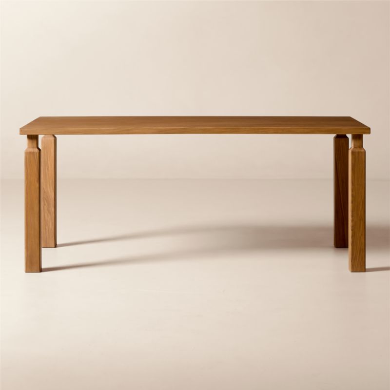 Daybreak 72" Rectangular Light Ash Wood Dining Table - image 0 of 5