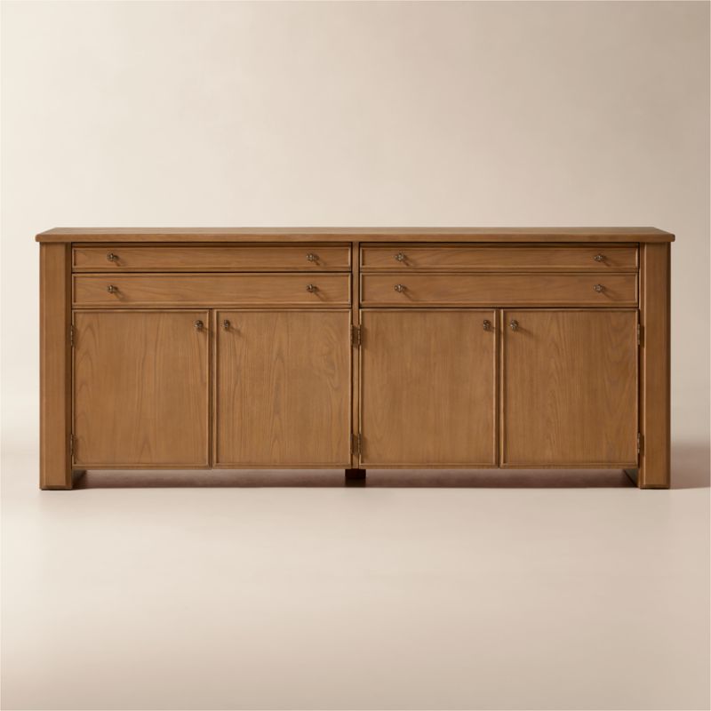 Viewing product image Daybreak 80" Light Ash Wood Credenza by Kara Mann - image 1 of 8