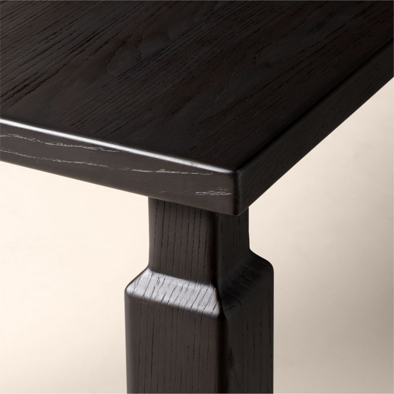 Daybreak 72" Rectangular Dark Ash Wood Dining Table - image 3 of 5