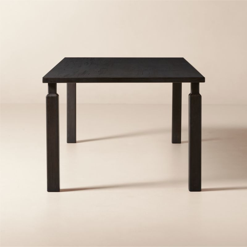 Daybreak 90" Rectangular Dark Ash Wood Dining Table - image 2 of 5