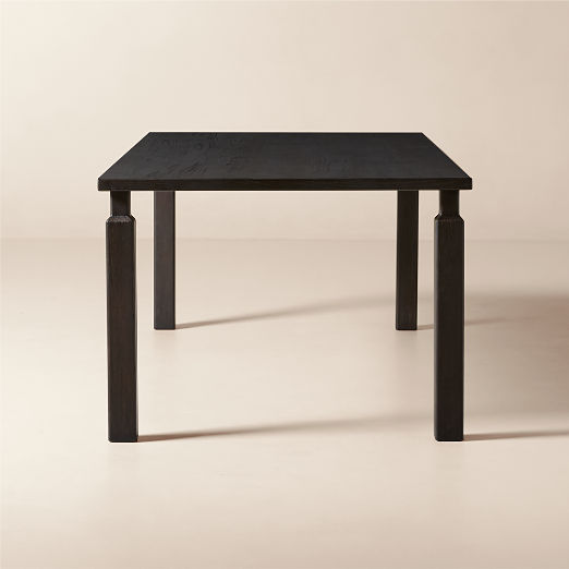 Daybreak 90" Rectangular Dark Ash Wood Dining Table