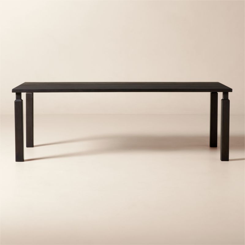 Daybreak 90" Rectangular Dark Ash Wood Dining Table - image 0 of 5