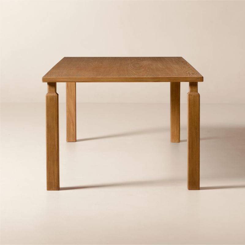 Daybreak 90" Rectangular Light Ash Wood Dining Table - image 6 of 9