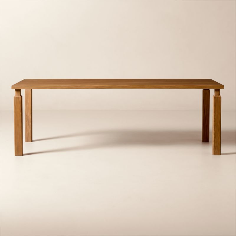 Daybreak 90" Rectangular Light Ash Wood Dining Table - image 0 of 9