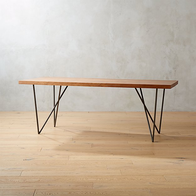 Dylan 36 x80 Medium Acacia Dining Table Reviews CB2