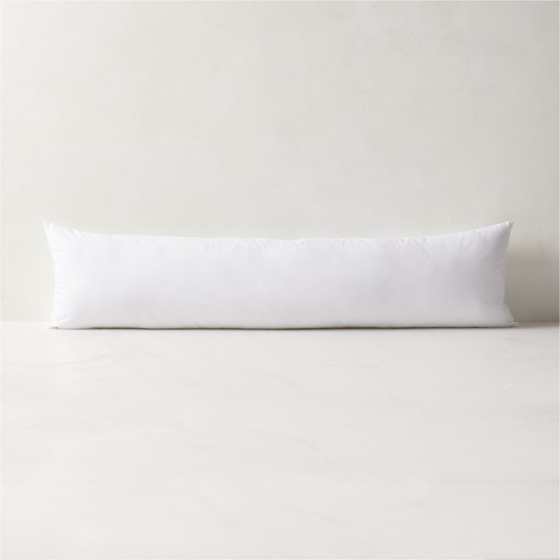 View Hypoallergenic Down-Alternative Lumbar Pillow Insert 48"x12'' details