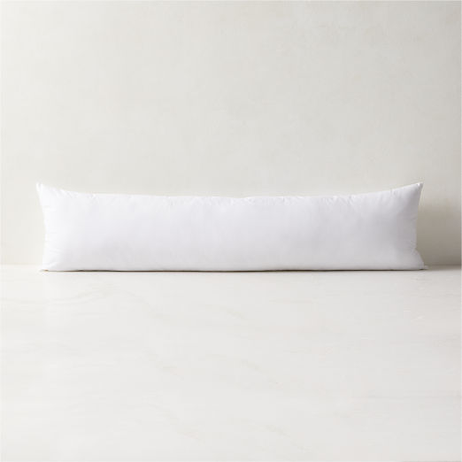 Hypoallergenic Down-Alternative Lumbar Pillow Insert 48"x12''