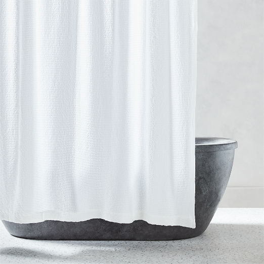 Modern Shower Curtains & Shower Curtain Rings CB2