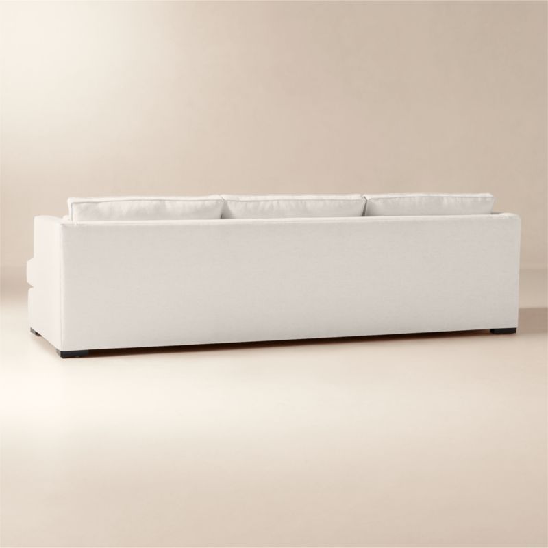 Eastman 105" White Performance Fabric Sofa - image 4 of 8