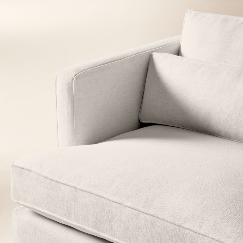 Eastman 105" White Performance Fabric Sofa - image 5 of 8