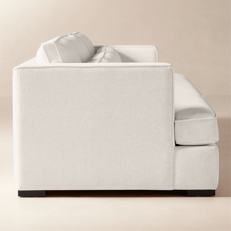 Eastman 105" White Performance Fabric Sofa - image 3 of 8