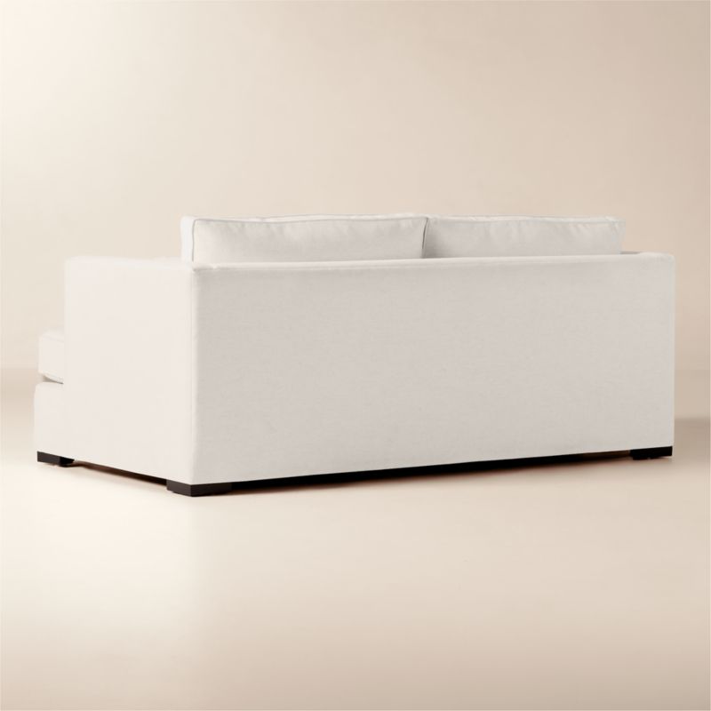 Eastman 75" White Performance Fabric Sofa - image 5 of 9