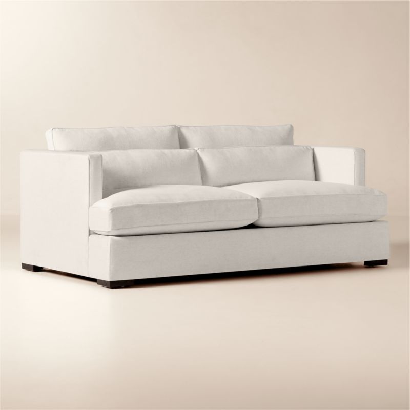 Eastman 75" White Performance Fabric Sofa - image 3 of 9