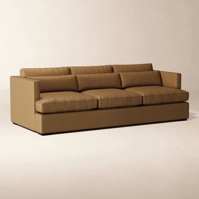 View Eastman 94" Leather Sofa - image 3 of 6