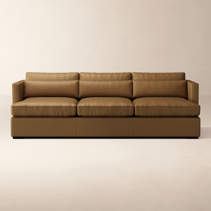 Eastman 94" Leather Sofa - image 0 of 6