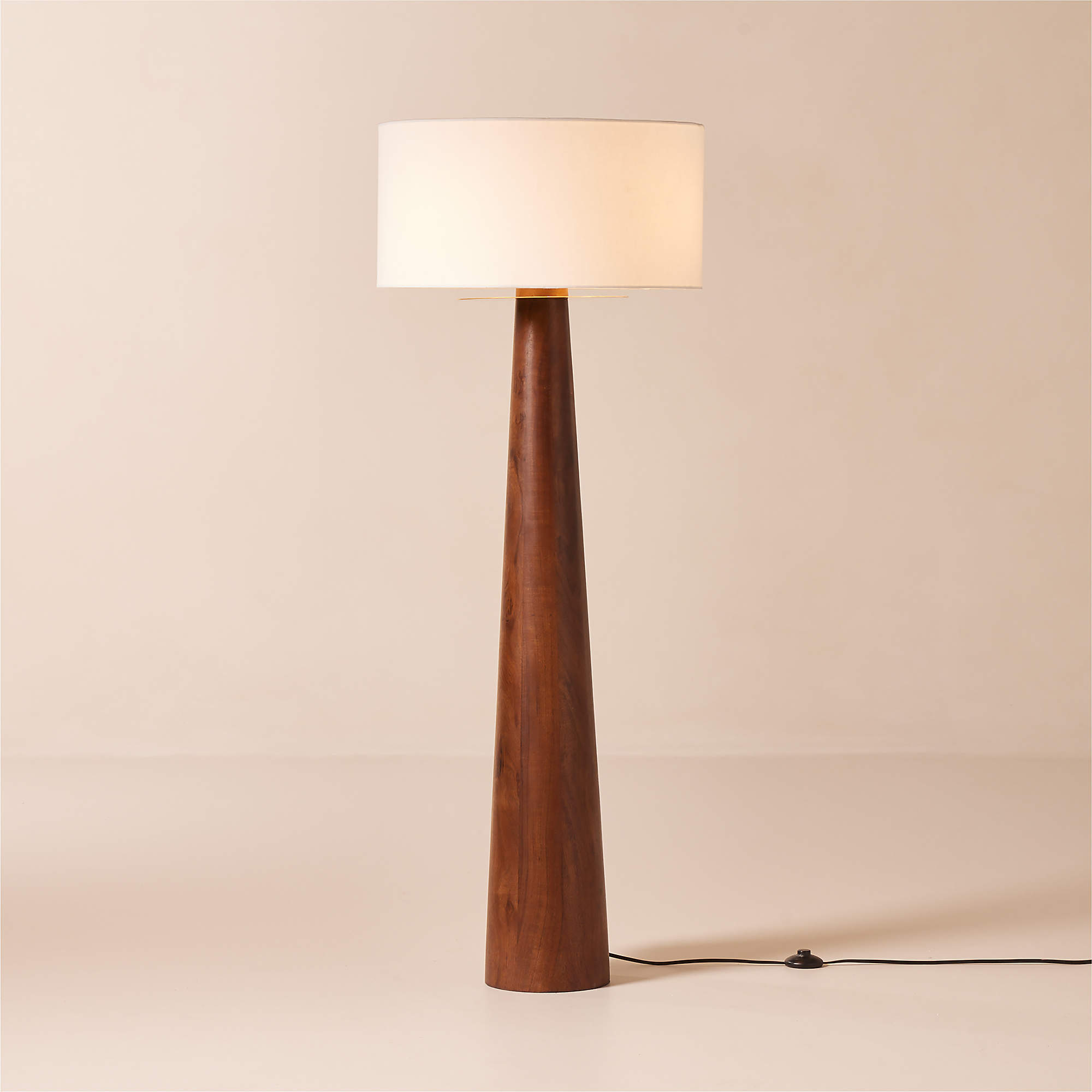 Eastside Acacia Wood Floor Lamp | CB2