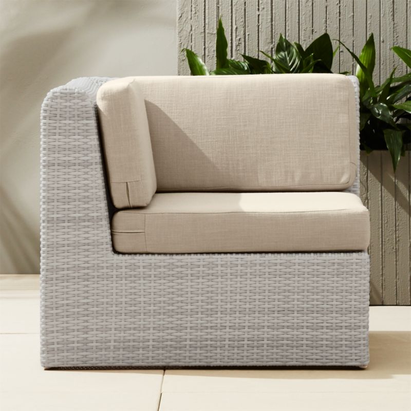 Modern Rattan Furniture Cb2 Ebb Corner Chair