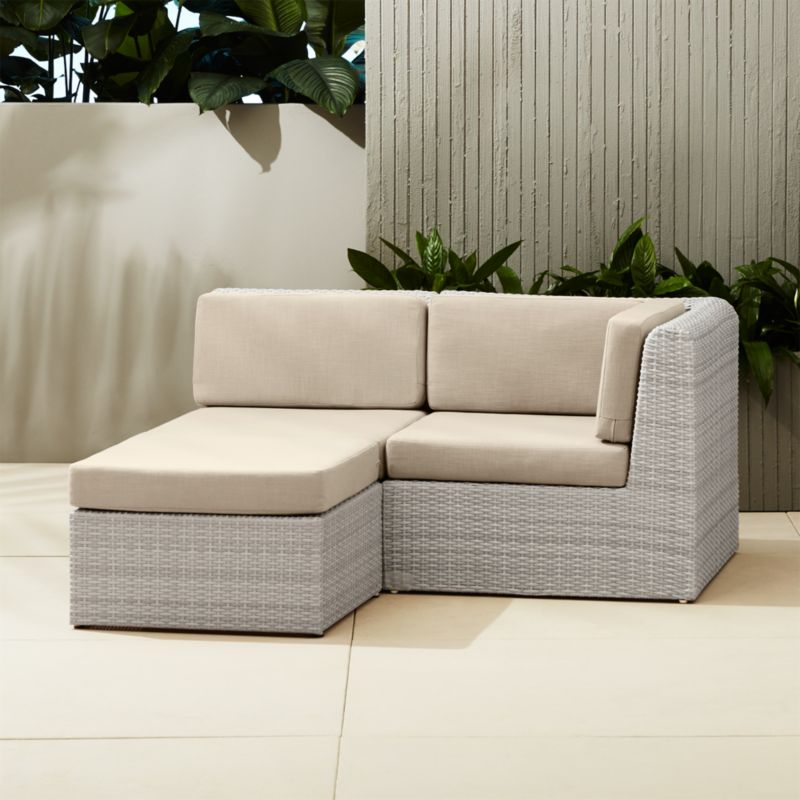 Modern Outdoor Sectionals Cb2 Ebb Outdoor Sectional