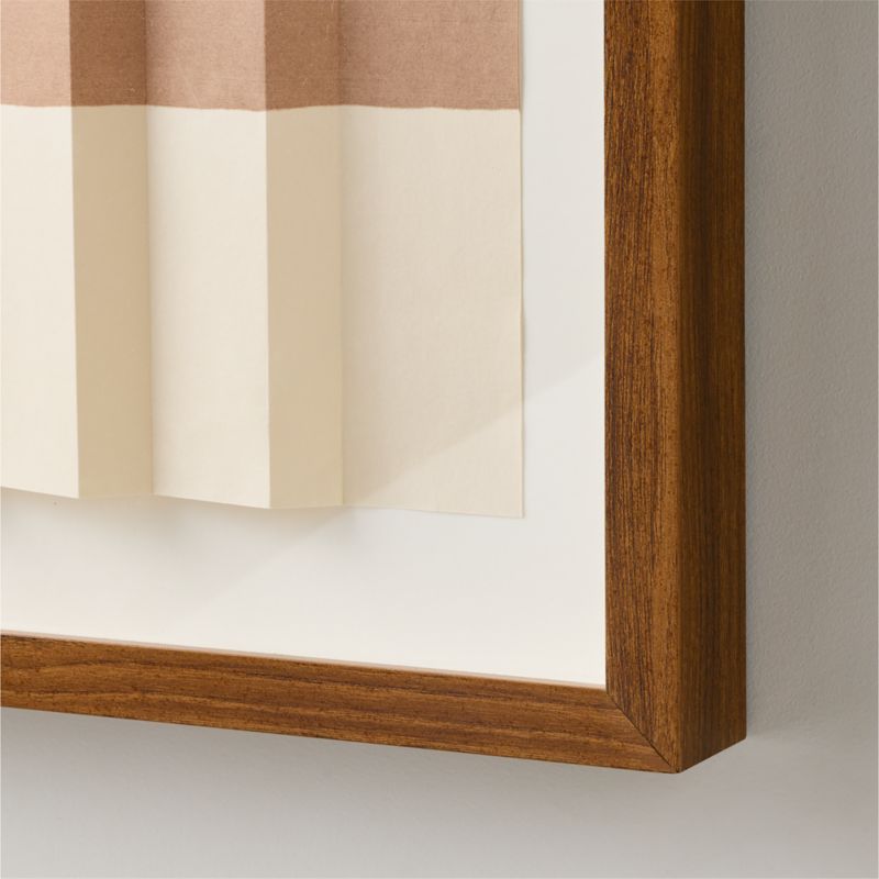 'Echoes in Paper I' Mauve Framed Wall Art 33"x28" - image 2 of 4
