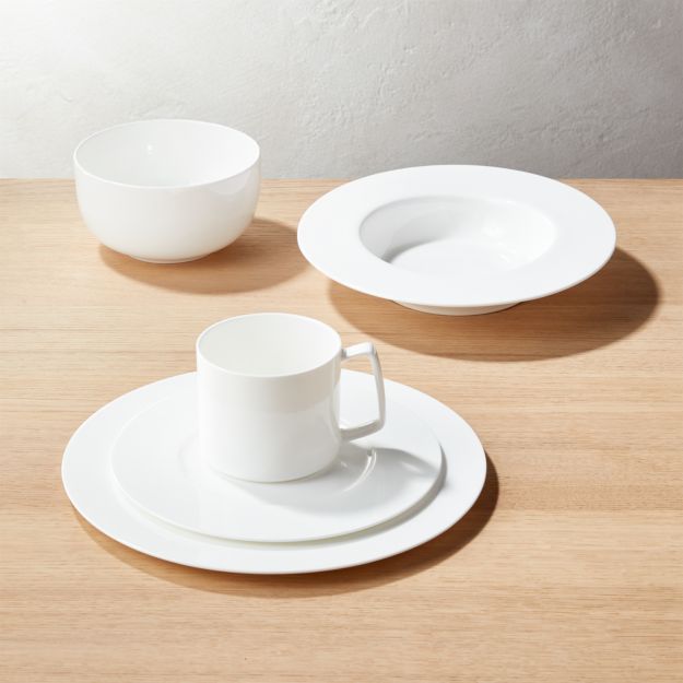 Eclipse White Dinnerware