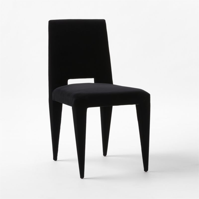 Editor Black Velvet Dining Chair - image 5 of 9