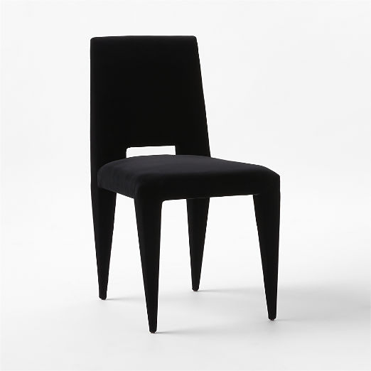 Editor Black Velvet Dining Chair Set of 4